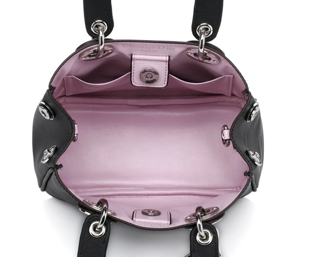 mini Christian Dior diorissimo nappa leather bag 0902 black